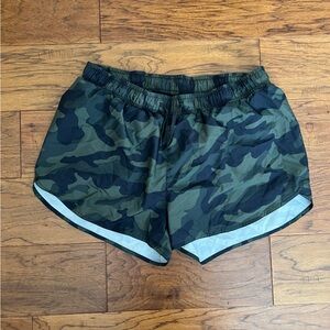 Old Navy Green Camouflage Women's Athletic Shorts